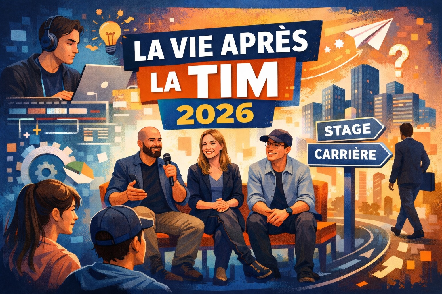 Panel de discussion « La vie après la TIM » avec 12 ancien.es TIM qui répondent à vos questions (10 places disponibles)