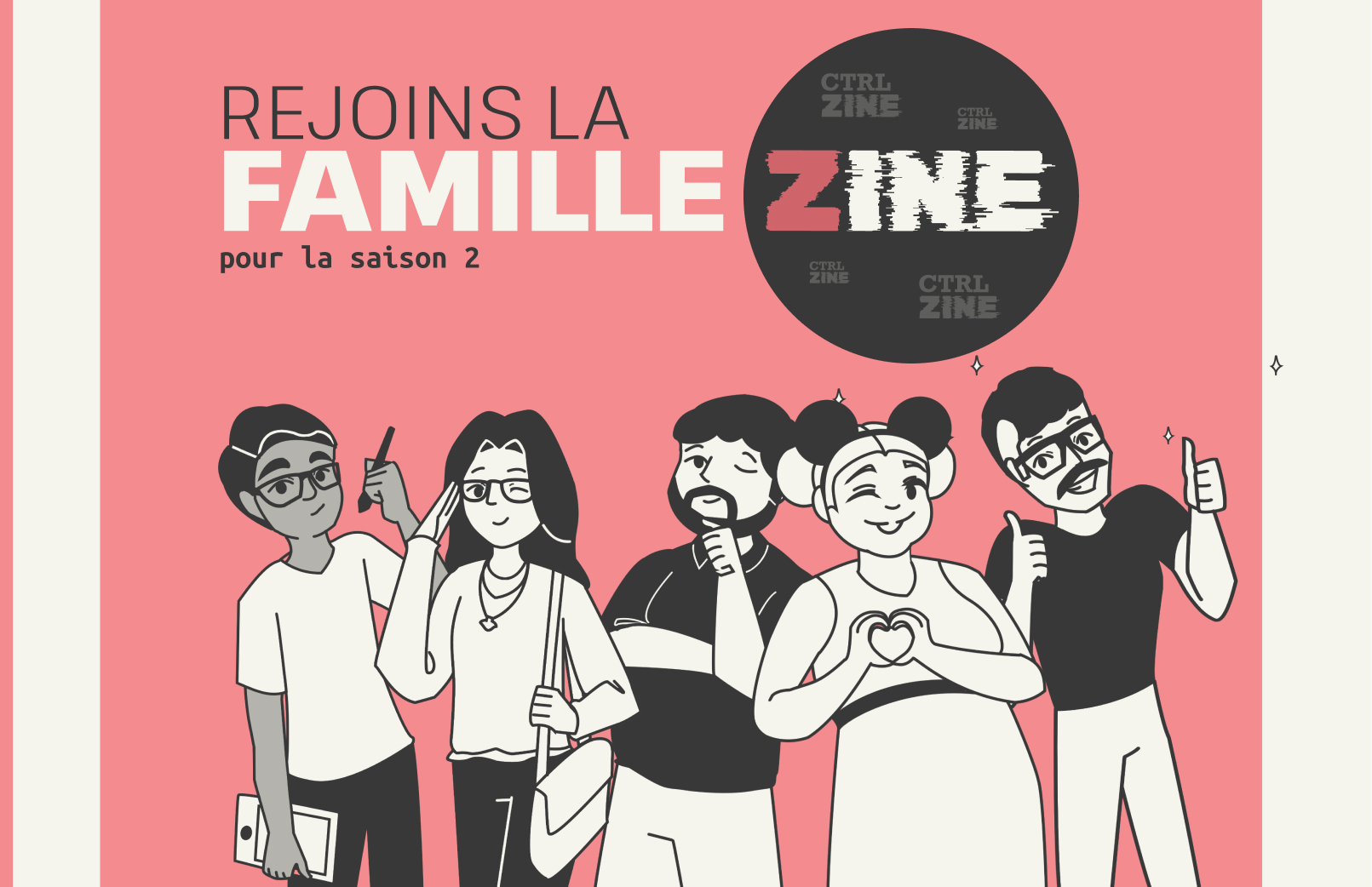 Rejoins la famille ZINE (l’équipe du journal étudiant de TIM) pour révolutionner la création et grandir ton portfolio!
