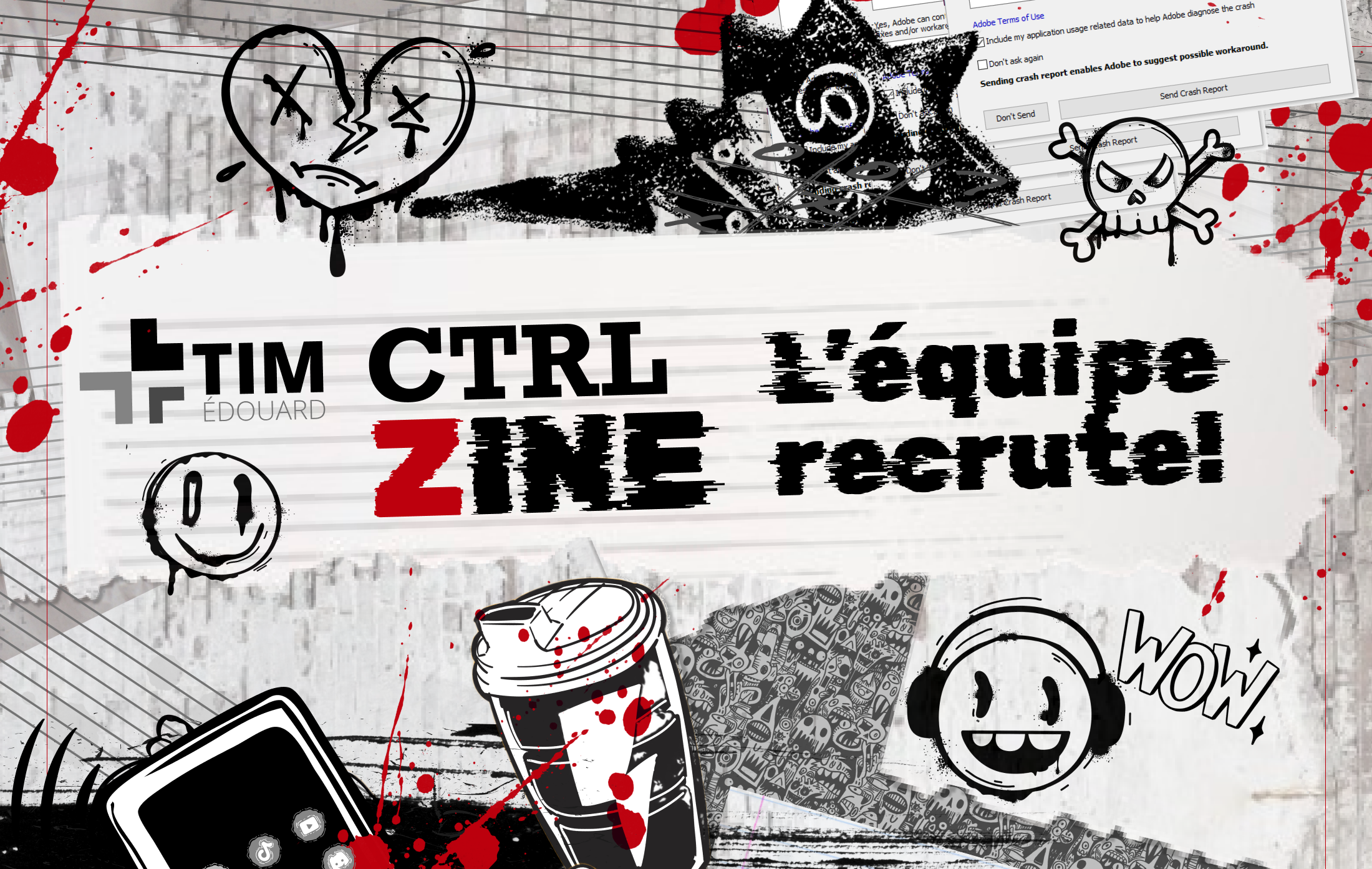 CTRL ZINE – Saison 2 : du rebel, du trash, du nouveau sang – Recrutement en cours!