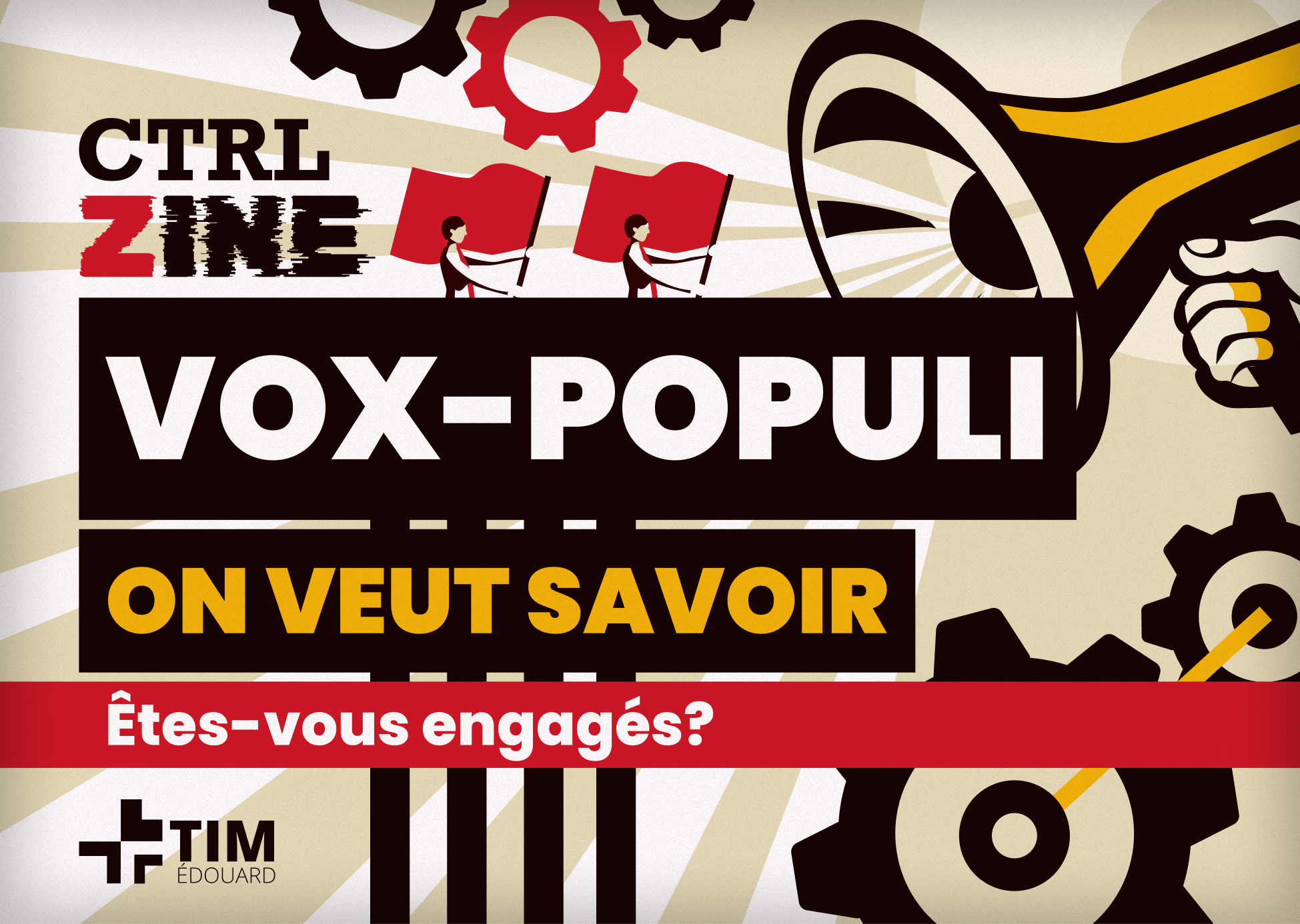 TIM VOX-POP – On veut savoir ce que tu penses de l&rsquo;engagement, ça nous intéresse!