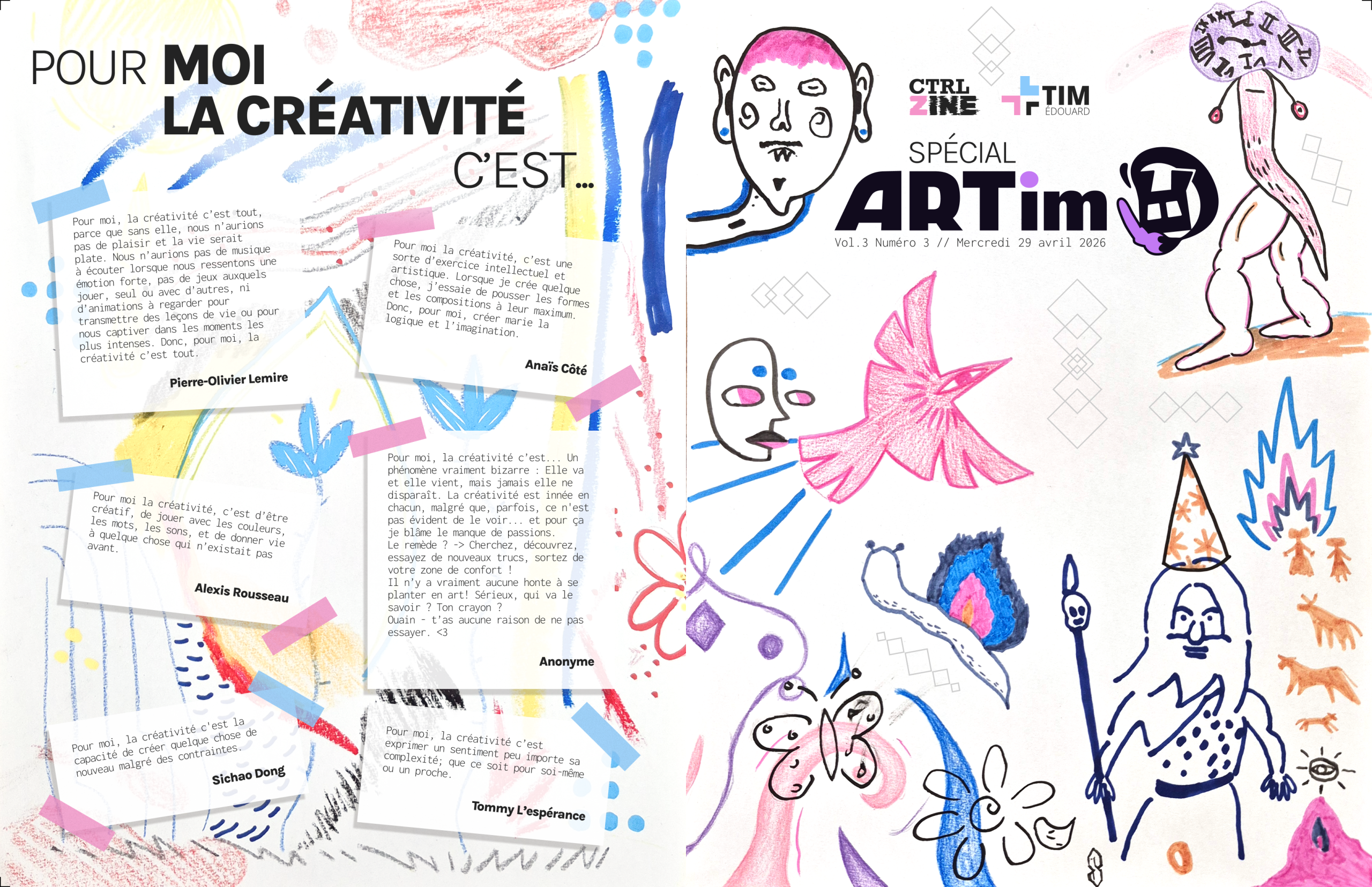 CTRL ZINE Vol.3 No.3 – Spécial ARTim – Célébrons la créativité des personnes de TIM